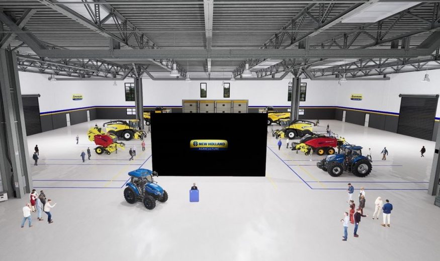 New Holland colabora con Microsoft y Touchcast en CES 2023 con una experiencia de metaverso