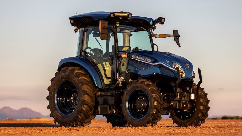 Imagen de New Holland presenta el primer prototipo de tractor eléctrico con funciones autónomas.