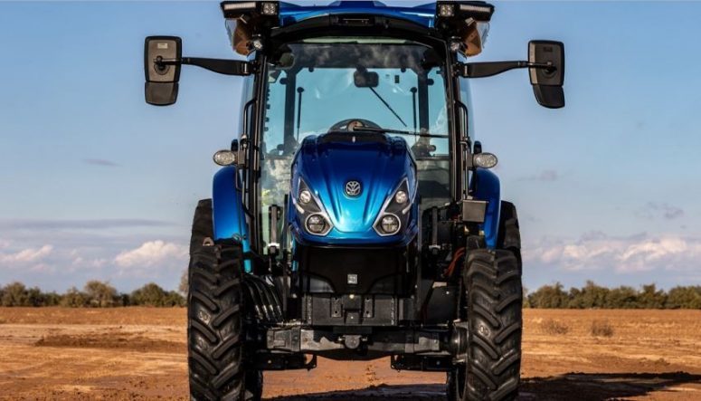 New Holland presenta el primer prototipo de tractor eléctrico con funciones autónomas. 