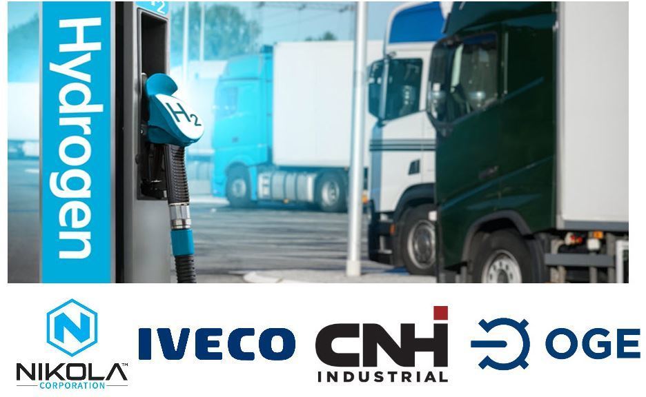 Nikola, IVECO y OGE se unen para la infraestructura y el abastecimiento de hidrógeno