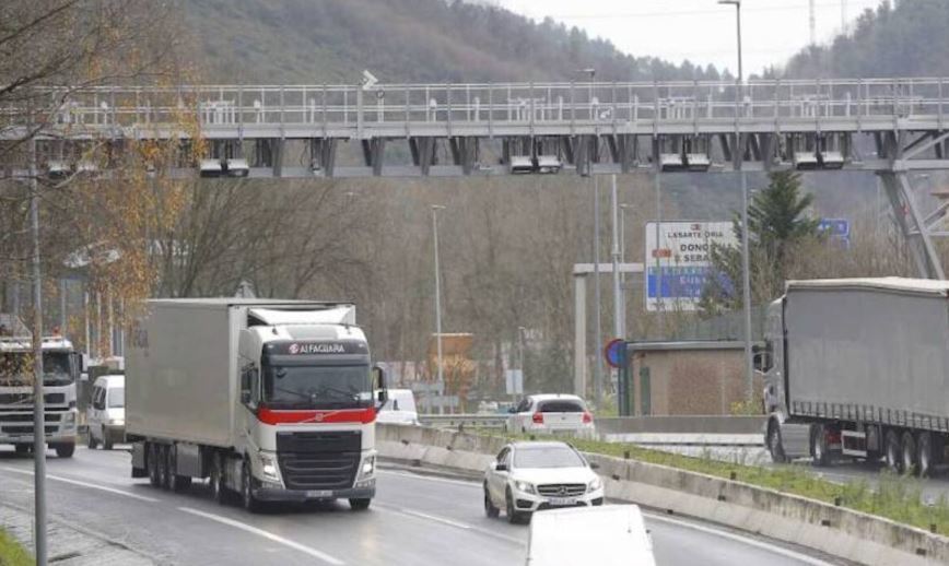 Nueva decisión del Tribunal Supremo sobre los peajes a camiones en Guipúzcoa