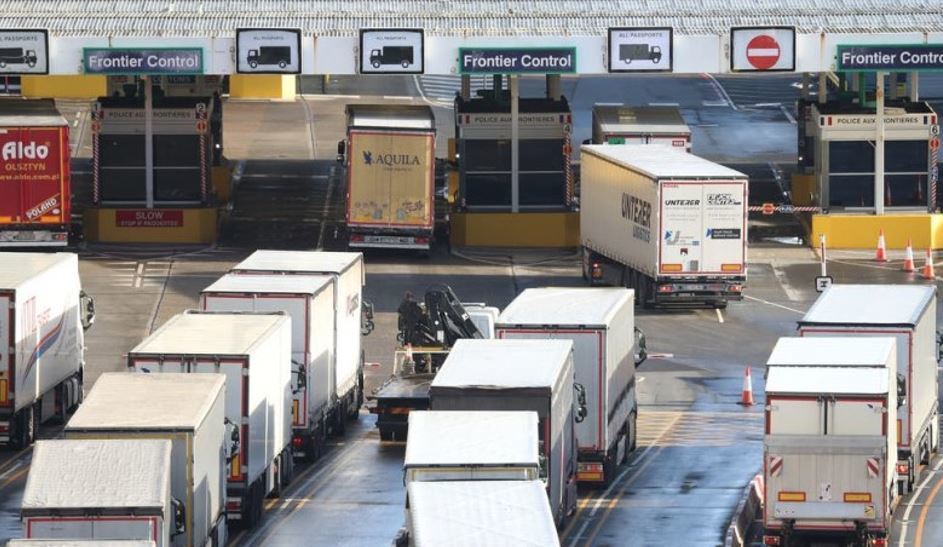 Imagen de transporte de mercancías entre la UE y GB