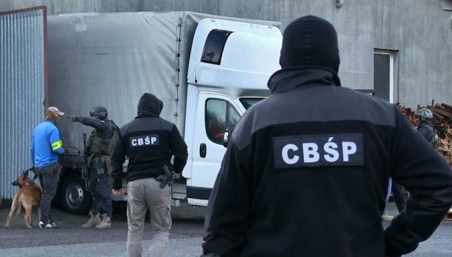 Imagen de la detención de miembros de la organización