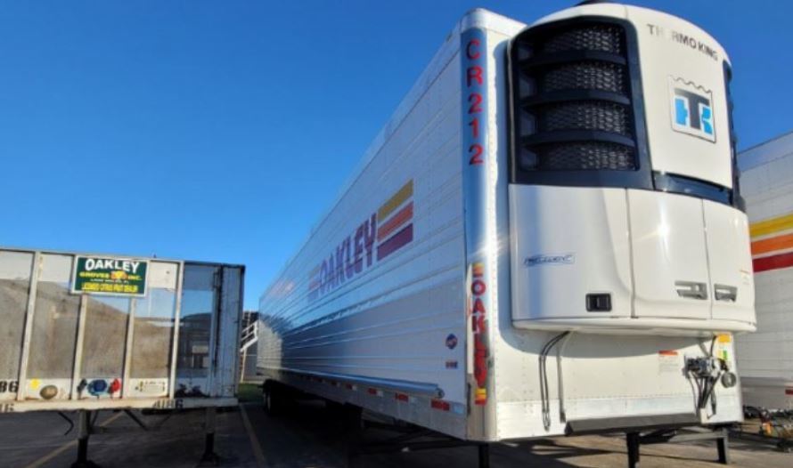 Remolque refrigerado de Thermo King de Oakey Transport