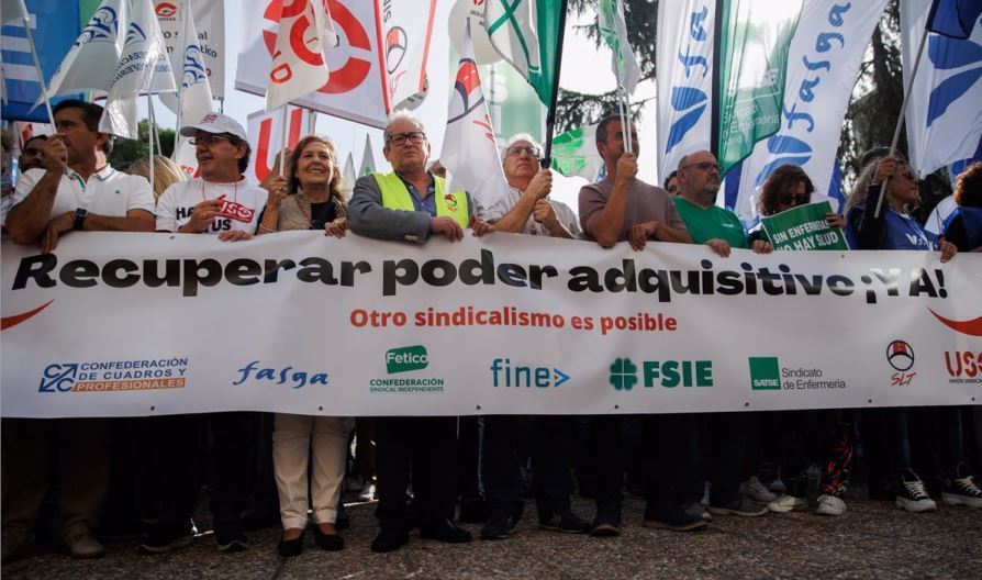 Imagen de Organizaciones sindicales salen este sábado a la calle para exigir la recuperación del poder adquisitivo