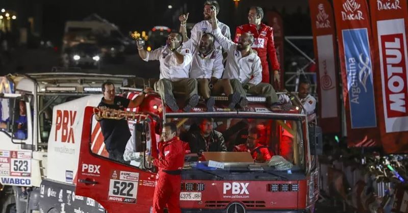 El equipo Palibex que participó en el Dakar 2018