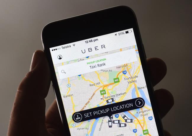 Imagen de la aplicación de Uber