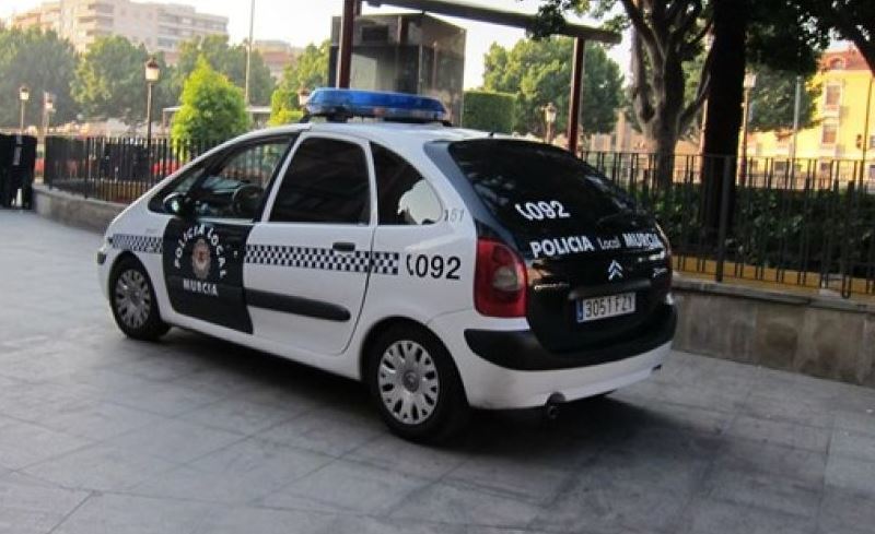 Coche patrulla de la policía local de Murcia