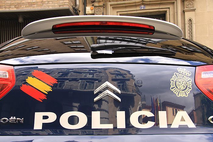 Un coche patrulla de la Policía Nacional.
