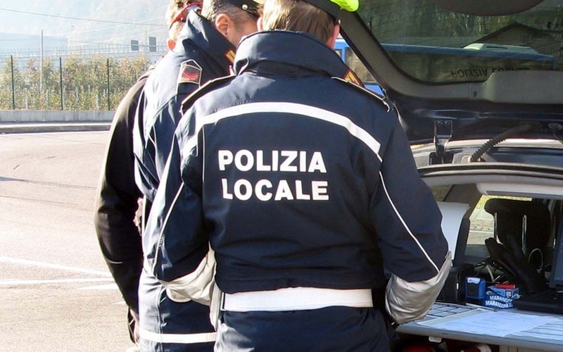 Imagen de la policía local italiana