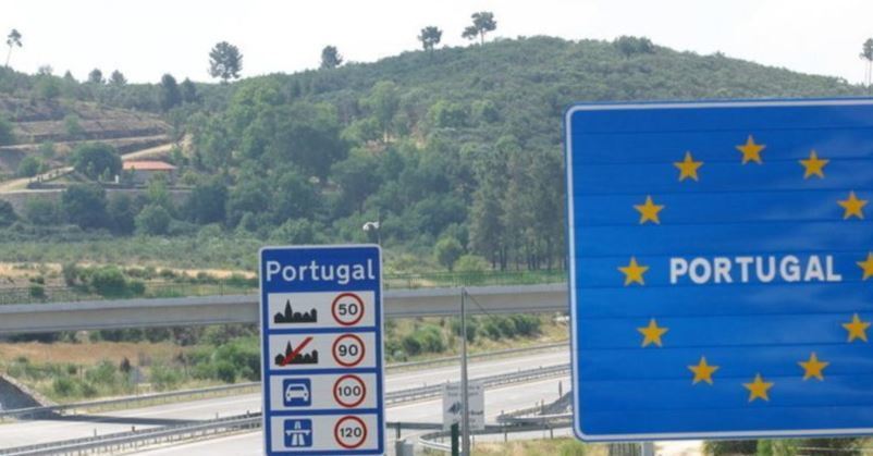 Imagen de la frontera con Portugal