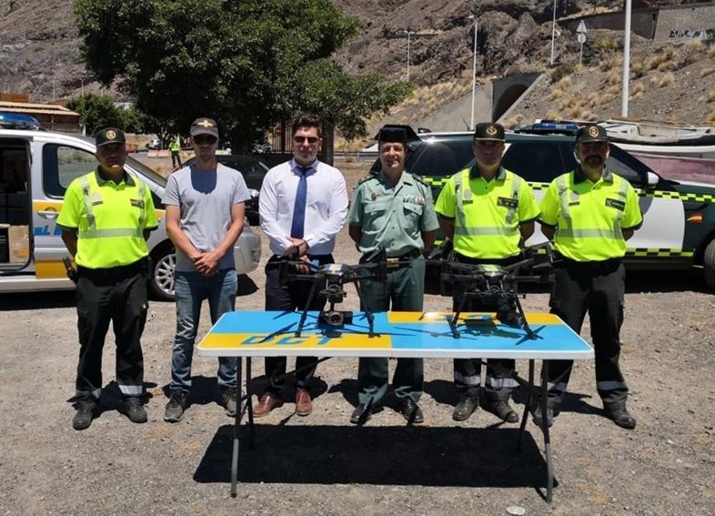 Presentación de los drones en Canarias
