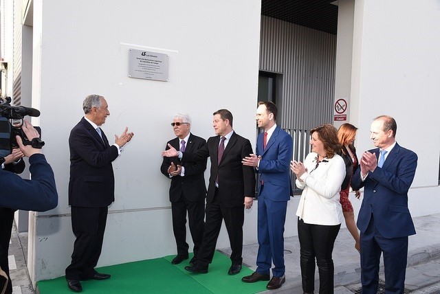 El Presidente de Portugal en la inauguración