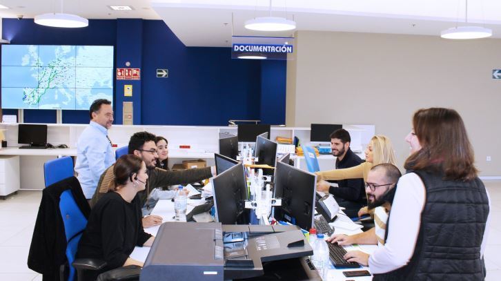 Imagen de los estudiantes en el curso de formación