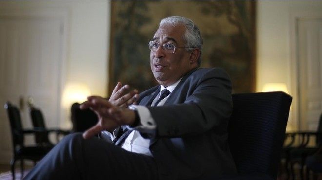 Portugal s Prime Minister Antonio Costa reacts during an interview with Reuters in Lisbon Portugal January 22 2016 REUTERS Rafael Marchante