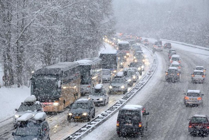 Nevada en una autopista francesa