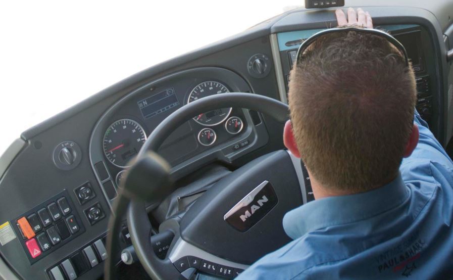 Un conductor de autobús