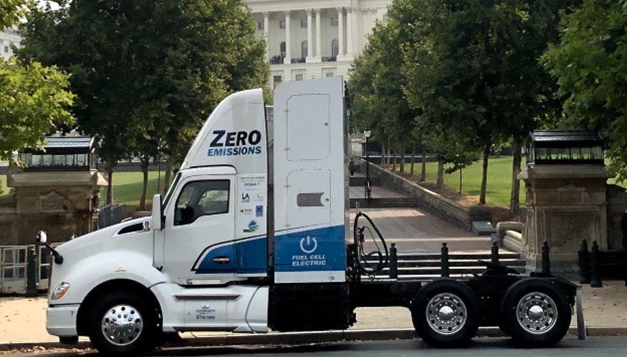 Presentado en Washington el Kenworth T680 a hidrógeno.