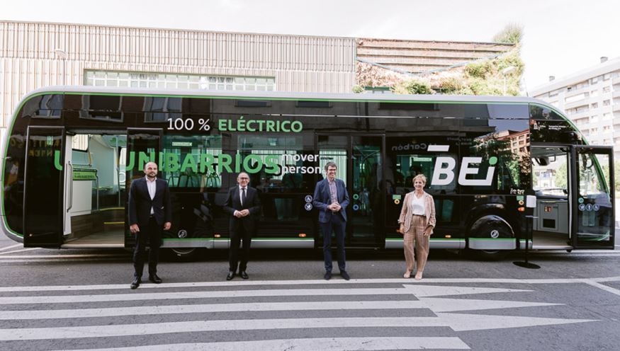 Imagen de la presentación del Irizar ie tram