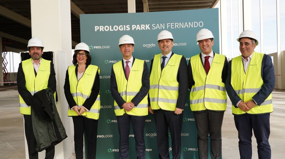 Imagen de Prologis presenta a Ocado y Alcampo el avance de las obras en el edifico de 30.000 m2 en San Fernando