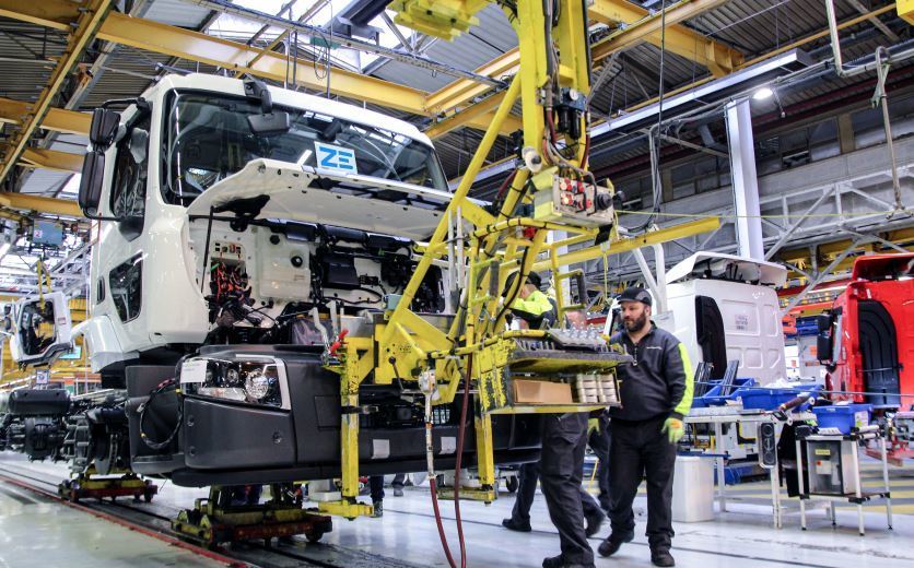 Imagen de la fábrica de Renault Trucks