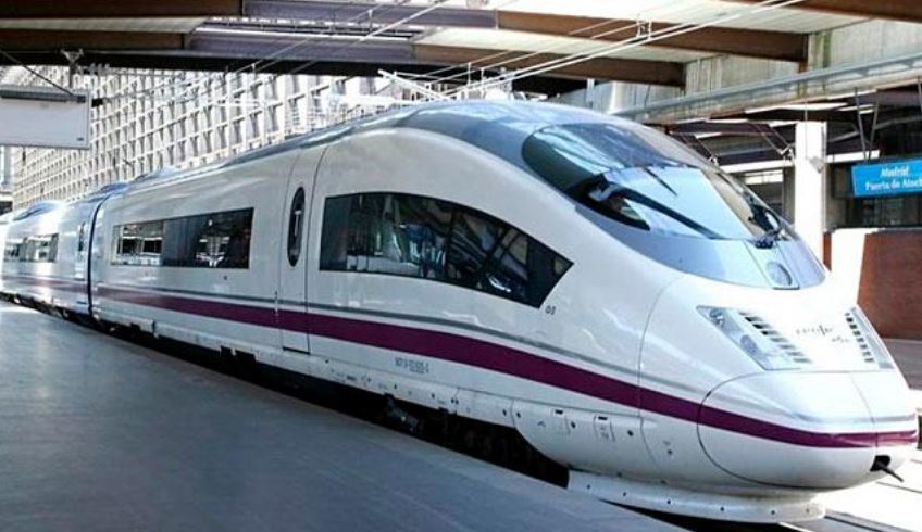 Imagen de un tren AVE