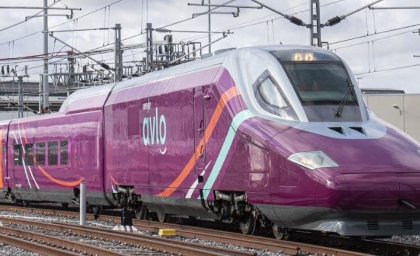 Imagen del tren AVLO de AVE