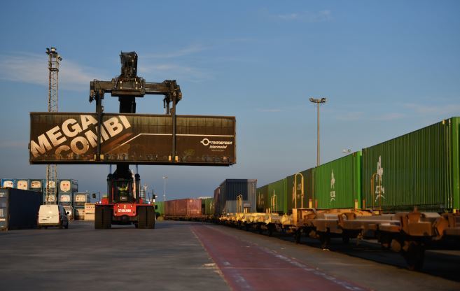 Imagen de una terminal de mercancías