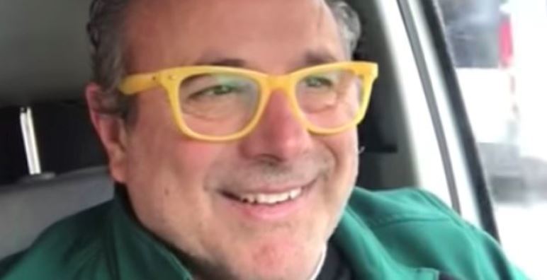 Imagen del vídeo colgado por el repartidor