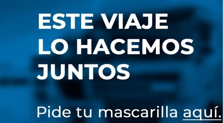 Imagen de la web de Petroleum para la adquisición de mascarillas
