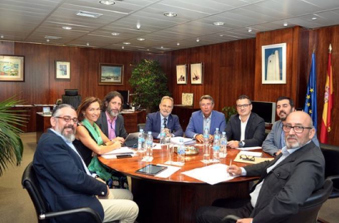 Representantes de Fenatport con Puertos del Estado