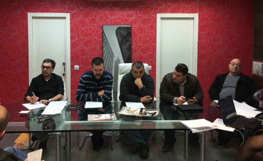 Representantes de distintas asociaciones de transporte