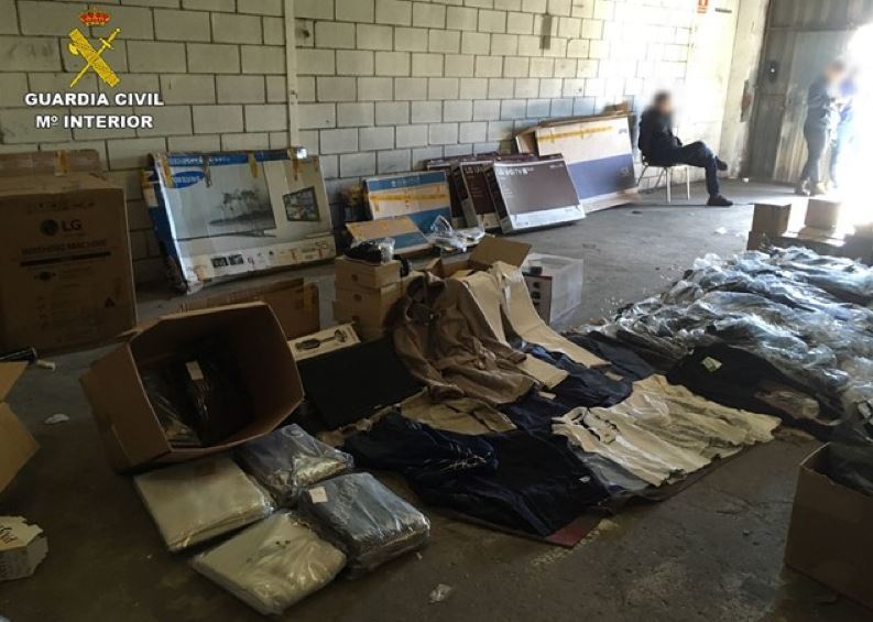 Imagen de material incautado