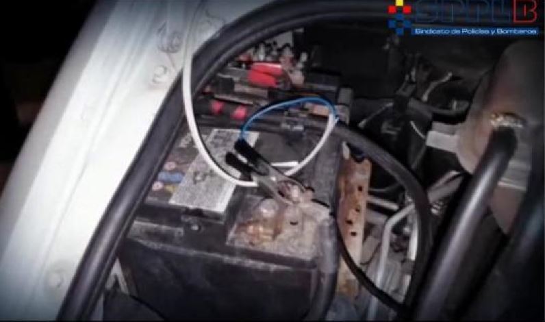Imagen de la batería utilizada para extraer el combustible