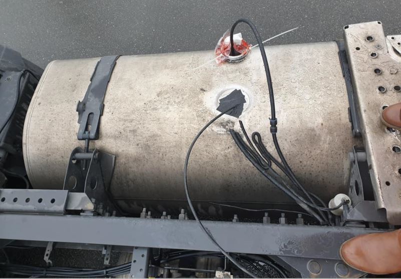 Imagen de como han dejado el depósito los ladrones