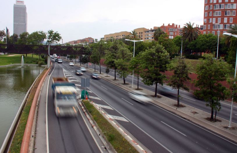 Imagen de la Ronda Litoral de Barcelona