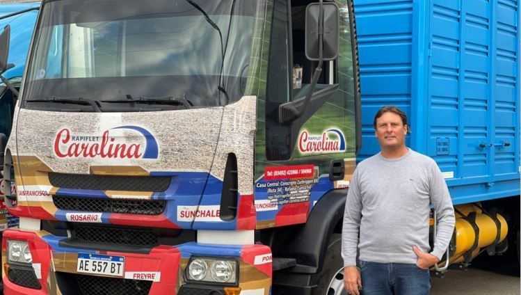 Imagen de un vehículo IVECO a GNC de Rapiflet Carolina