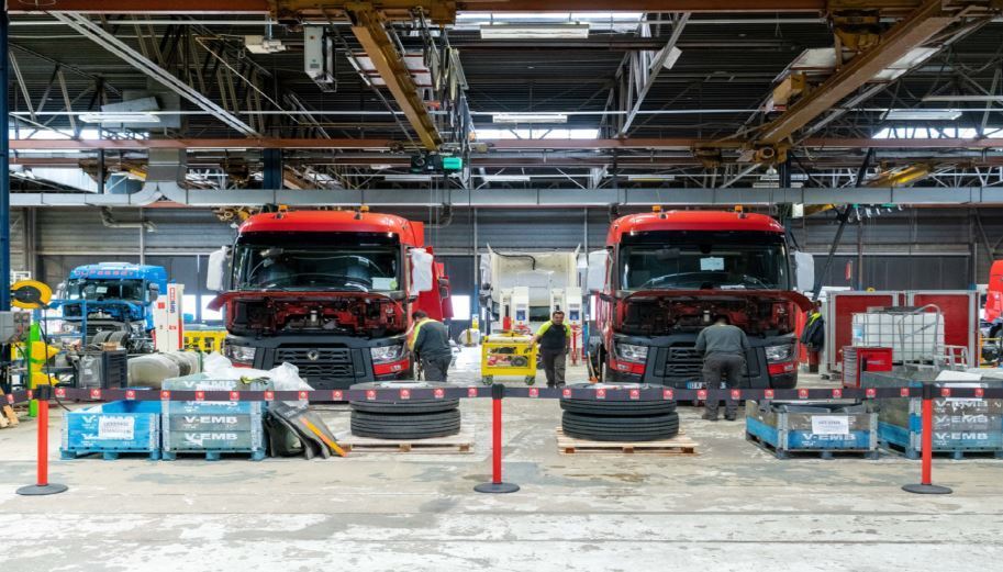 Imagen de la Fábrica de Piezas Usadas de Renault Trucks