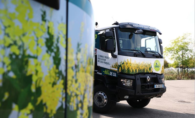 Renault Trucks ofrece la opción del B100, un combustible alternativo sostenible