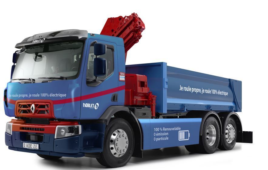 Renault Trucks produce su primer enfoque de camión 100% eléctrico para el Grupo Noblet