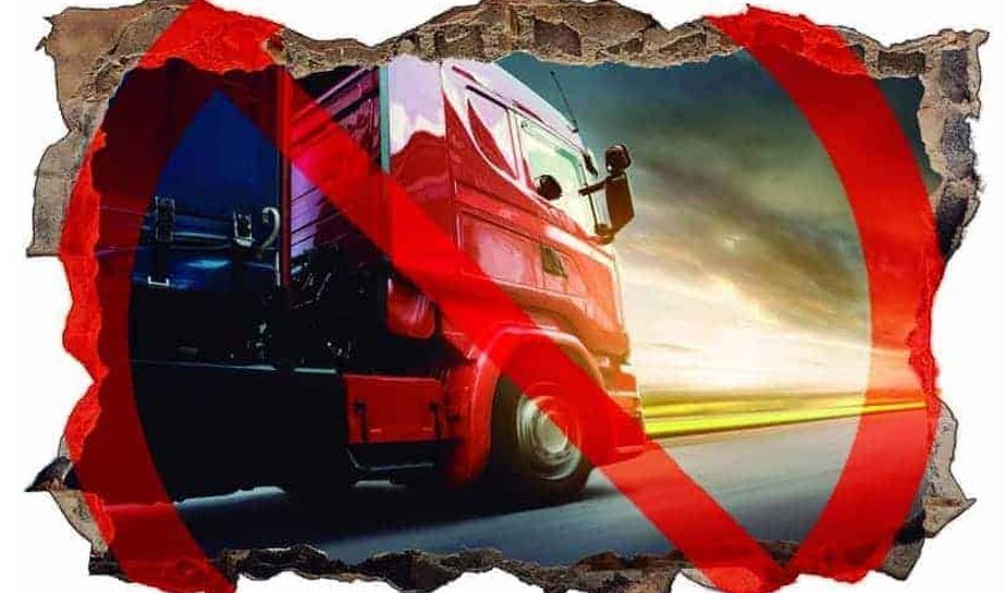 Restricciones a la circulación de camiones durante el 2022 en el País Vasco