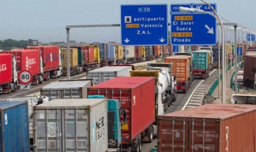 Retenciones de camiones en el Puerto de Valencia