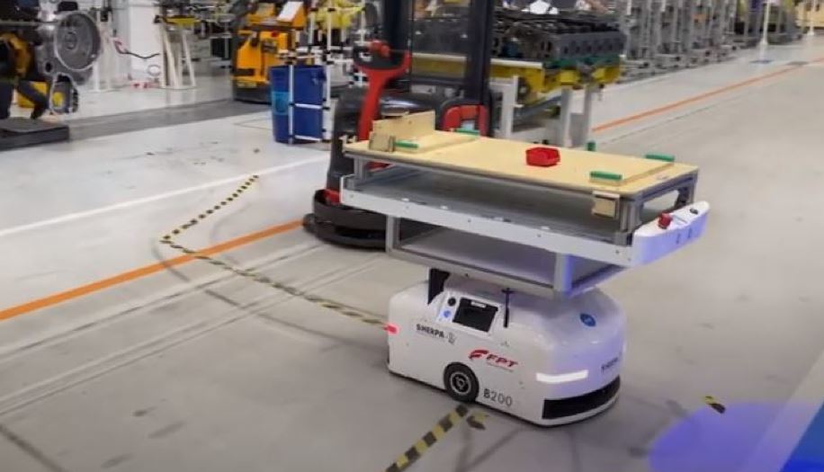 Imagen de los robots de Sherpa Mobile Robotics