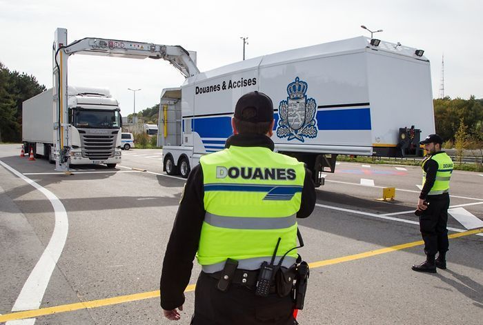 Agentes de aduanas de Luxemburgo.