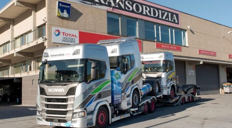 Imagen el Scania a GNL de Transordizia