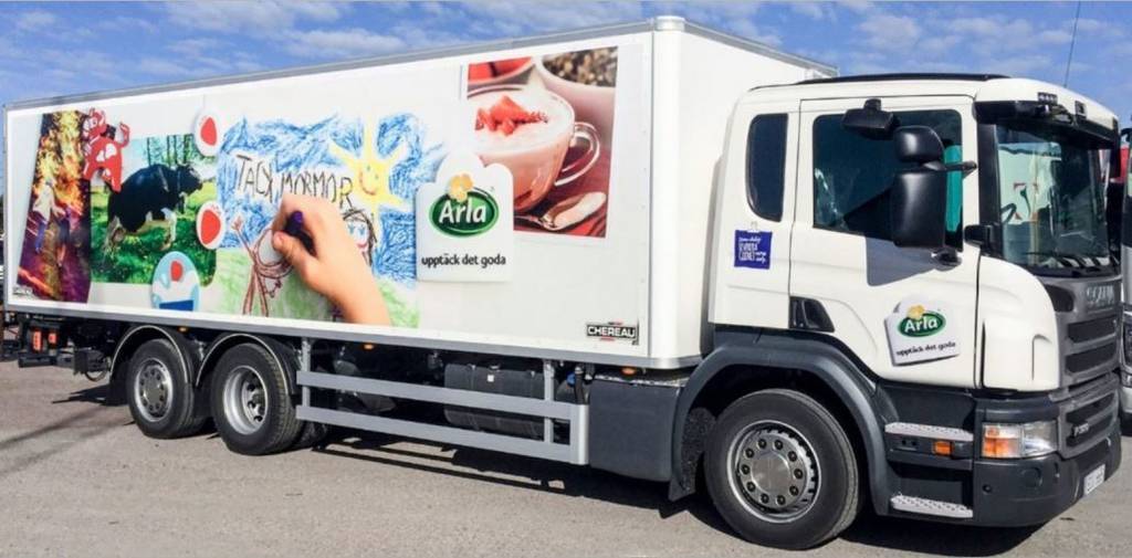 Un camión Scania de ARLA