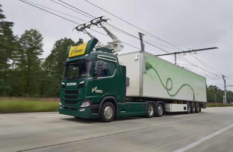 Imagen de una carretera eléctrica