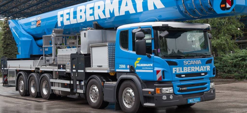 Imagen del Scania adquirido por la empresa Felbermayr