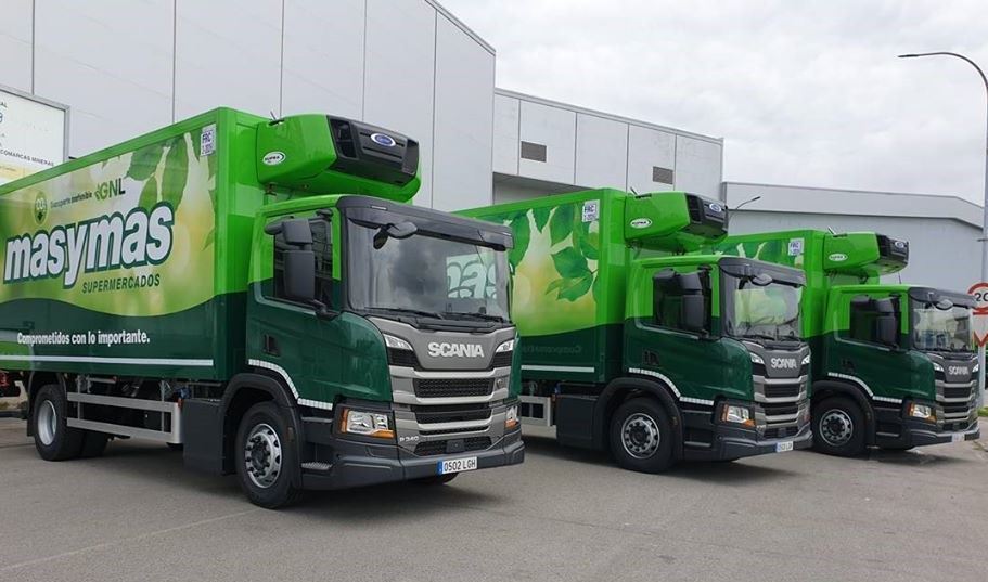 Imagen de los camiones de Scania