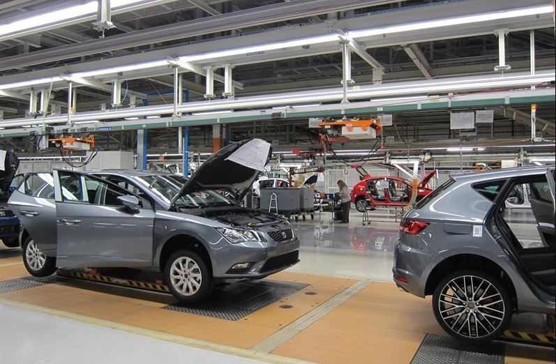 Imagen de la fabricación en la Seat de Martorell